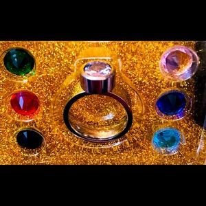 Vintage 60’s Gem Color Changeable Ring BNWT